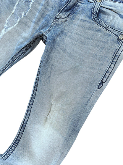 Vintage Rock Revival Y2K Straight Leg Jeans (M) – Detailaufnahme 3