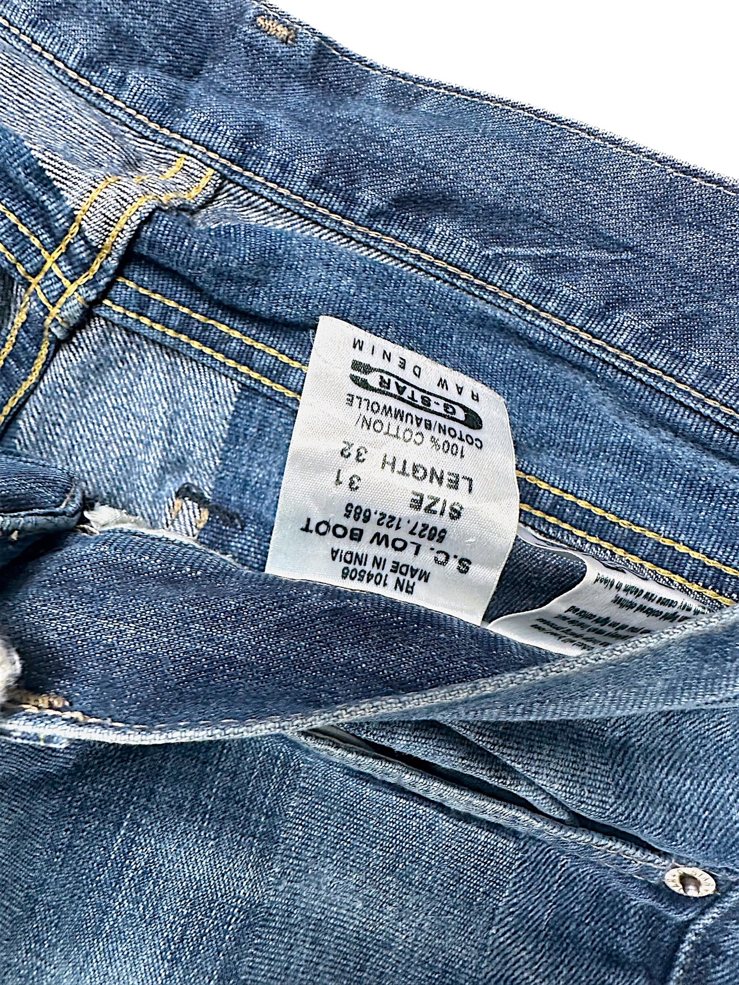 Vintage G-Star Y2K Flared Jeans (M)