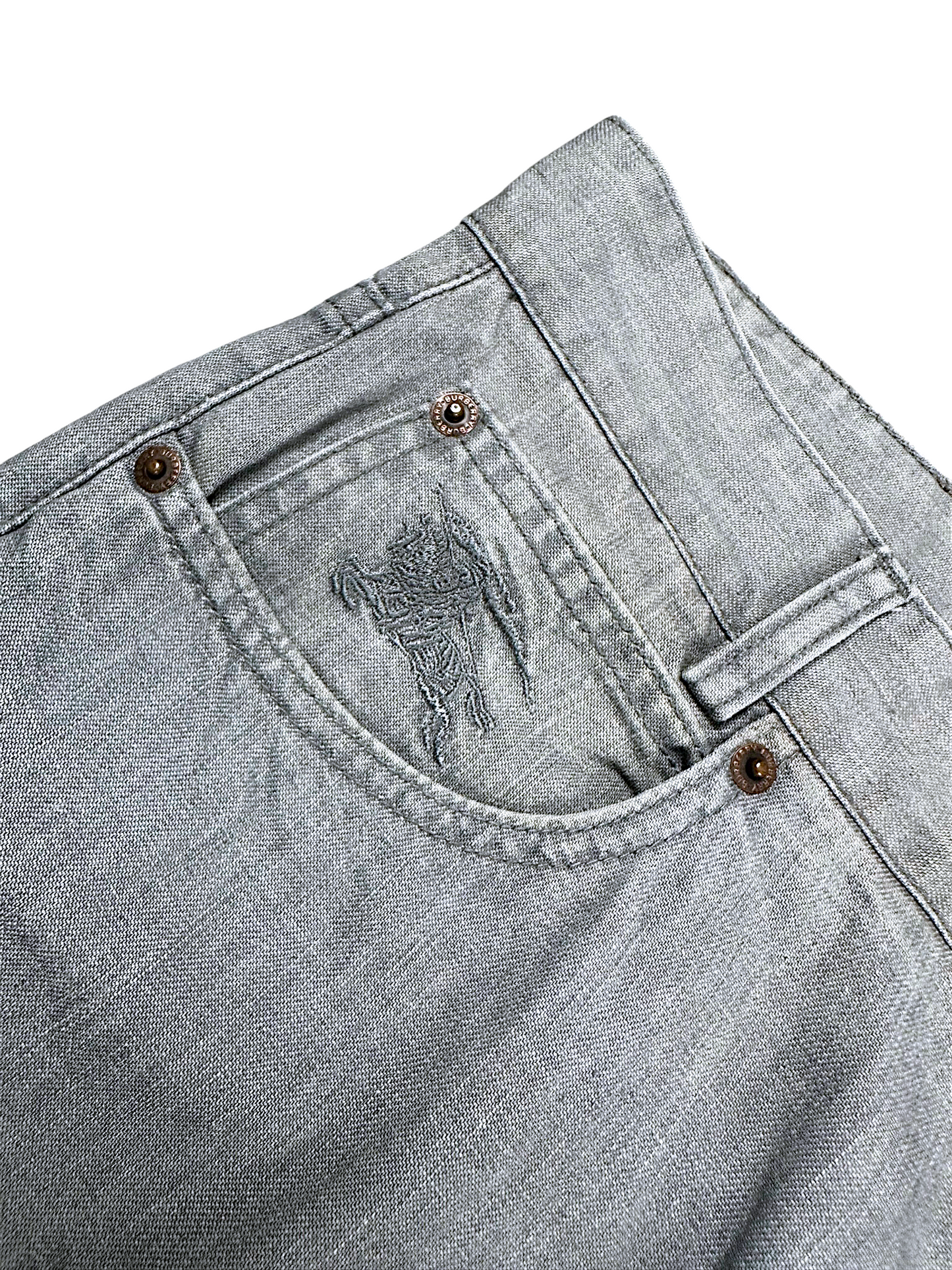 Vintage Burberry Y2K Straight Leg Jeans (XL)