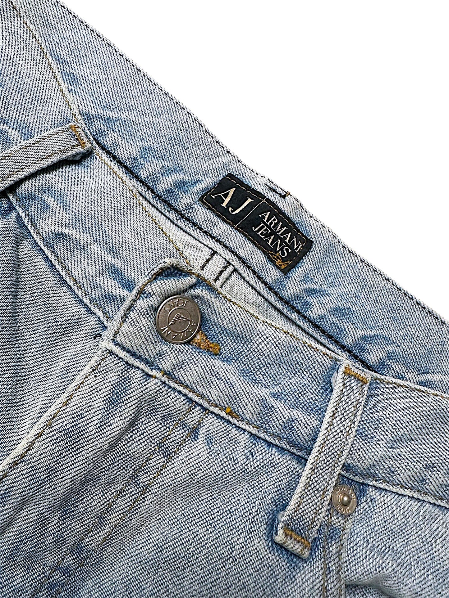 Vintage Armani Straight Leg Jeans (XL)