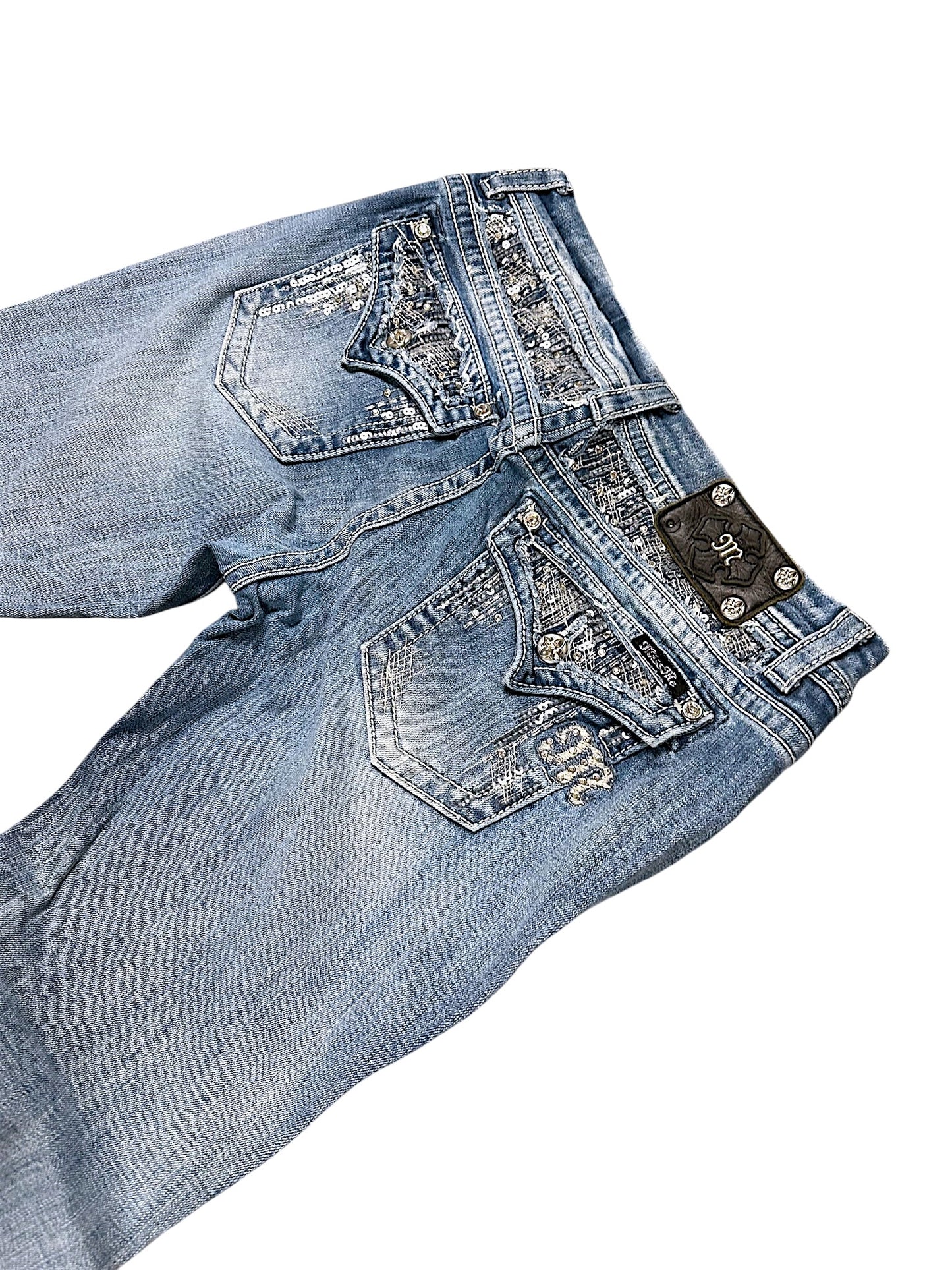 Vintage Miss Me Y2K Bootcut / Flared Damenjeans (M)