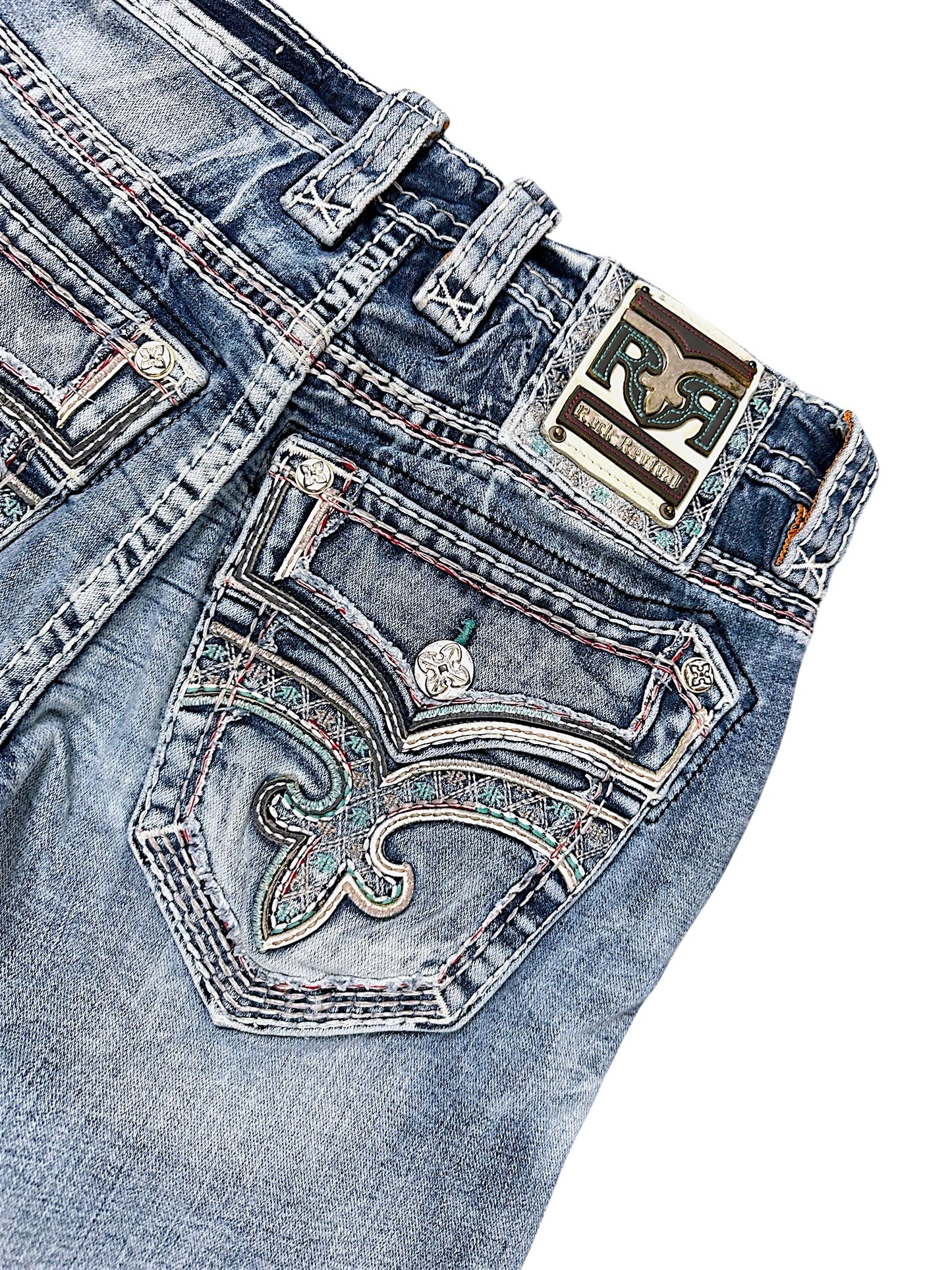 Vintage Rock Revival Y2K Straight Leg Jeans (S)