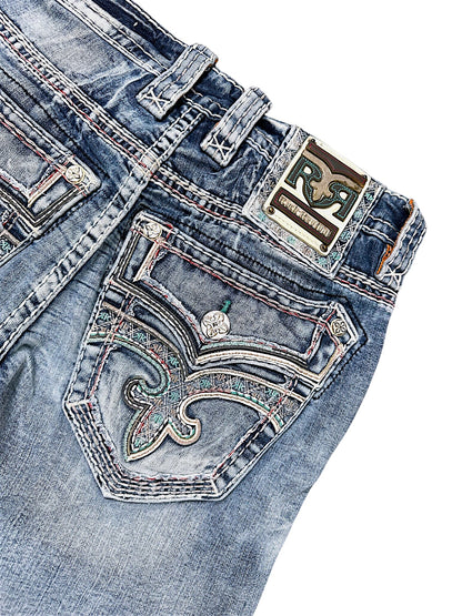 Vintage Rock Revival Y2K Straight Leg Jeans (S)