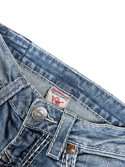 Vintage True Religion Y2K Low Waist Bootcut / Flared Damenjeans (M)