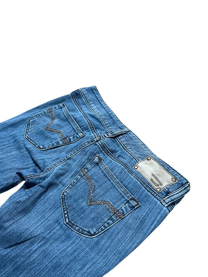 Vintage Diesel Y2K Low Waist Flared Damenjeans (M)