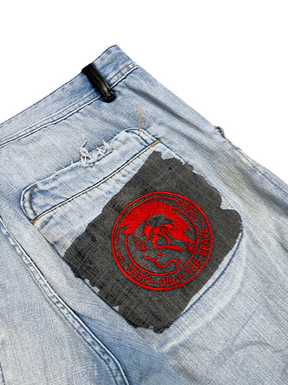 Vintage Diesel Y2K Baggy Jeans (XS)
