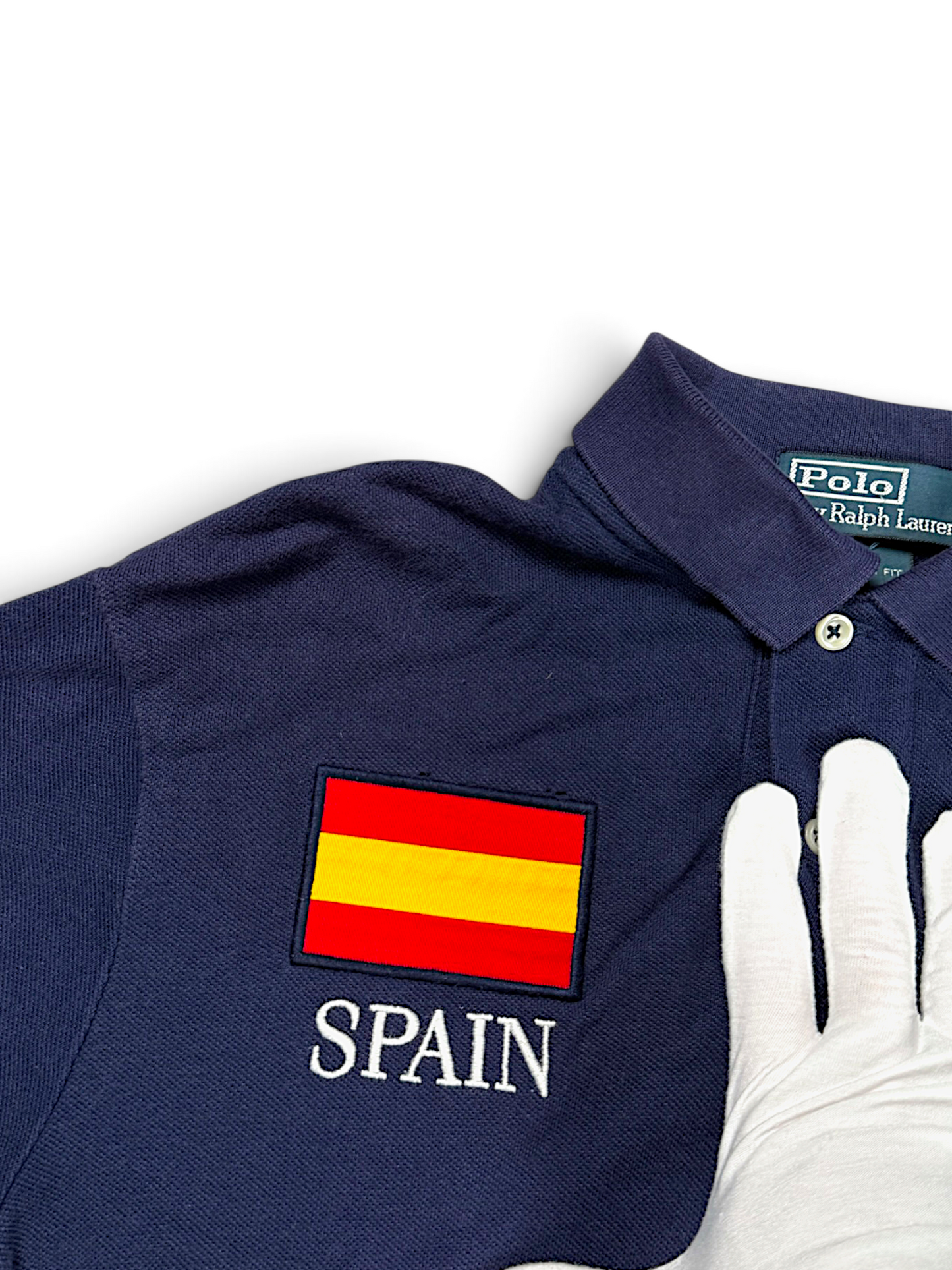 Vintage Ralph Lauren Y2K „Spain“ Polo (M)