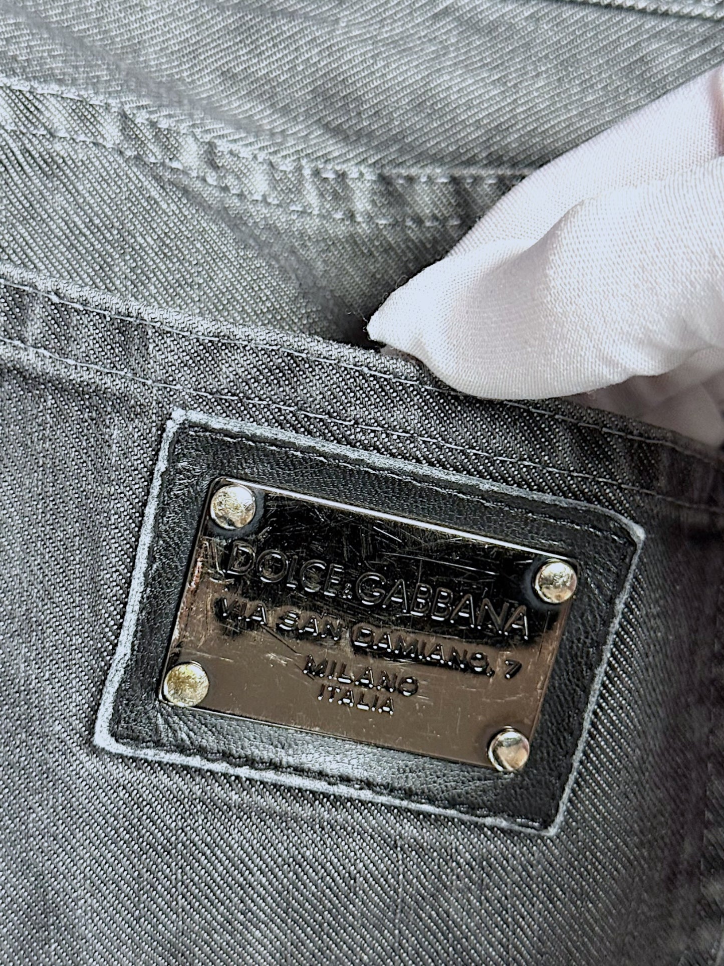 Vintage Dolce & Gabbana Y2K Straight Leg Jeans (M)