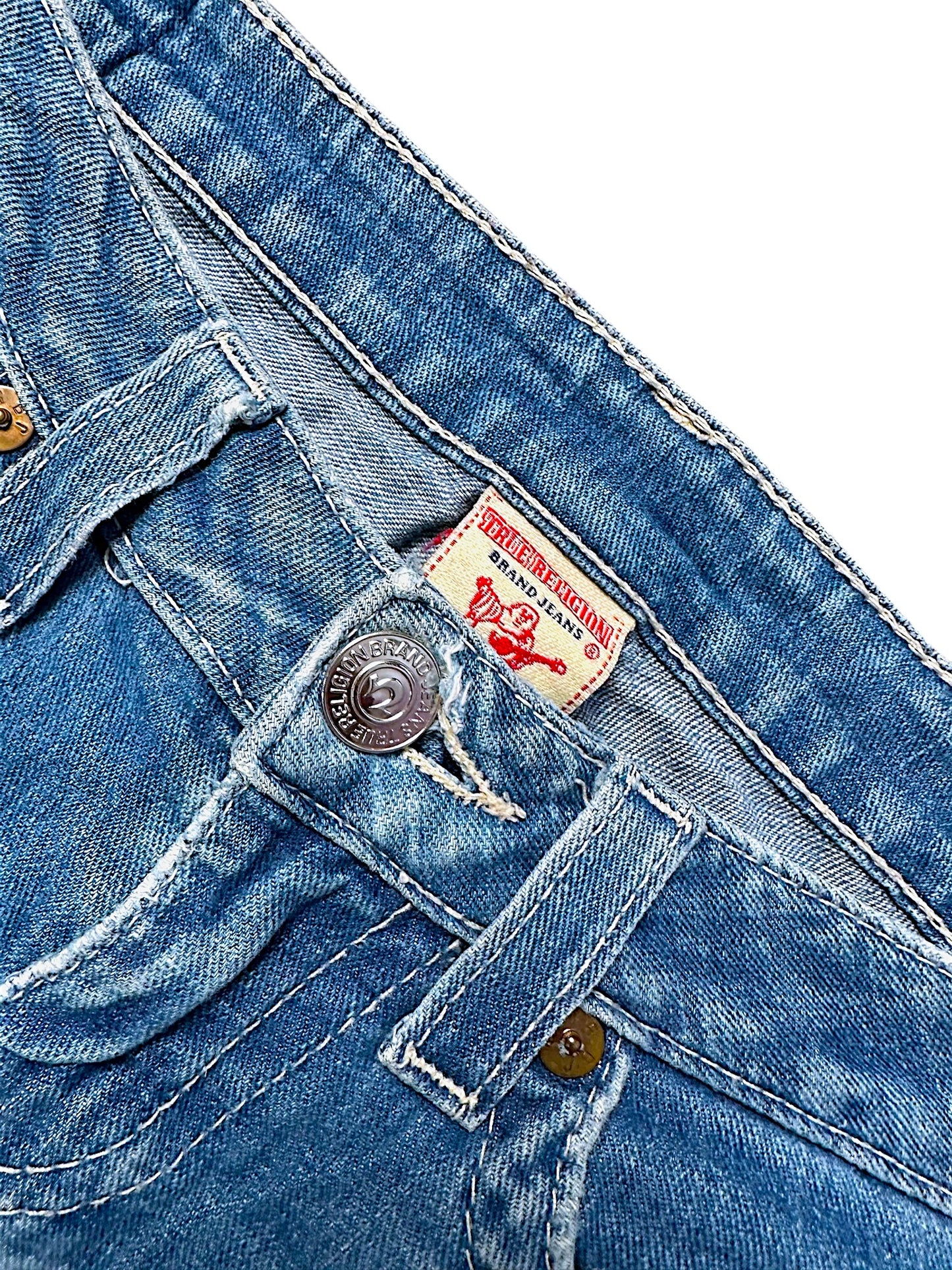 Vintage True Religion Y2K Flared Jeans (M)