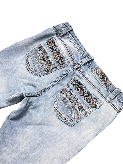 Vintage Miss Me Y2K Bootcut / Flared Damenjeans „Boot“ (XL)