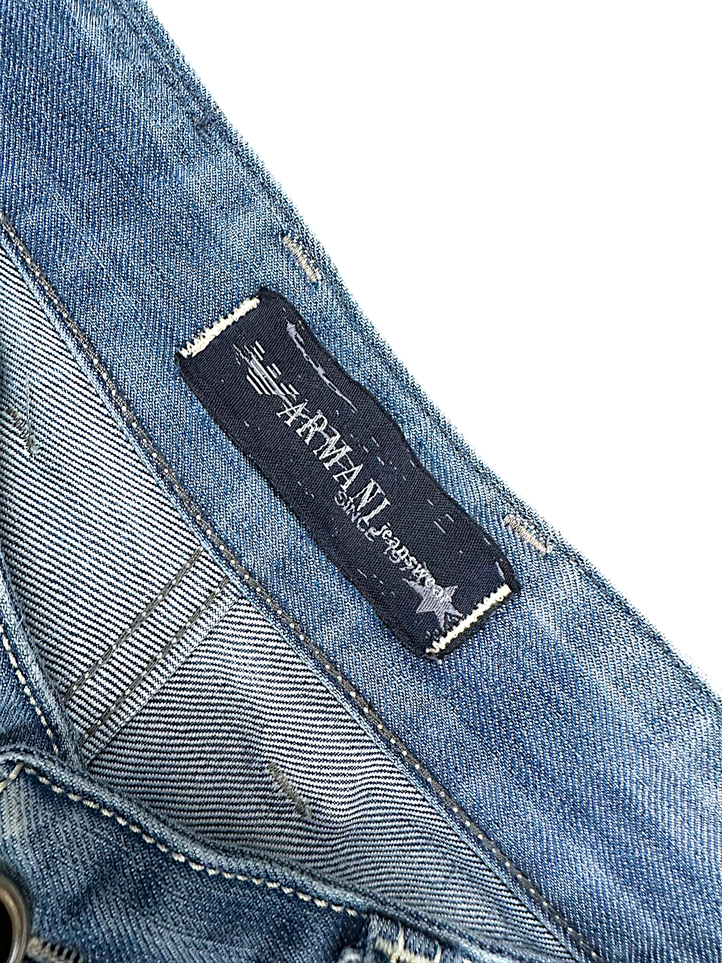 Vintage Armani Y2K Straight Leg Jeans (M)