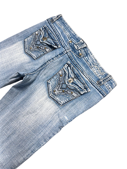 Vintage Hydraulic Bootcut/Flared Damenjeans (L)
