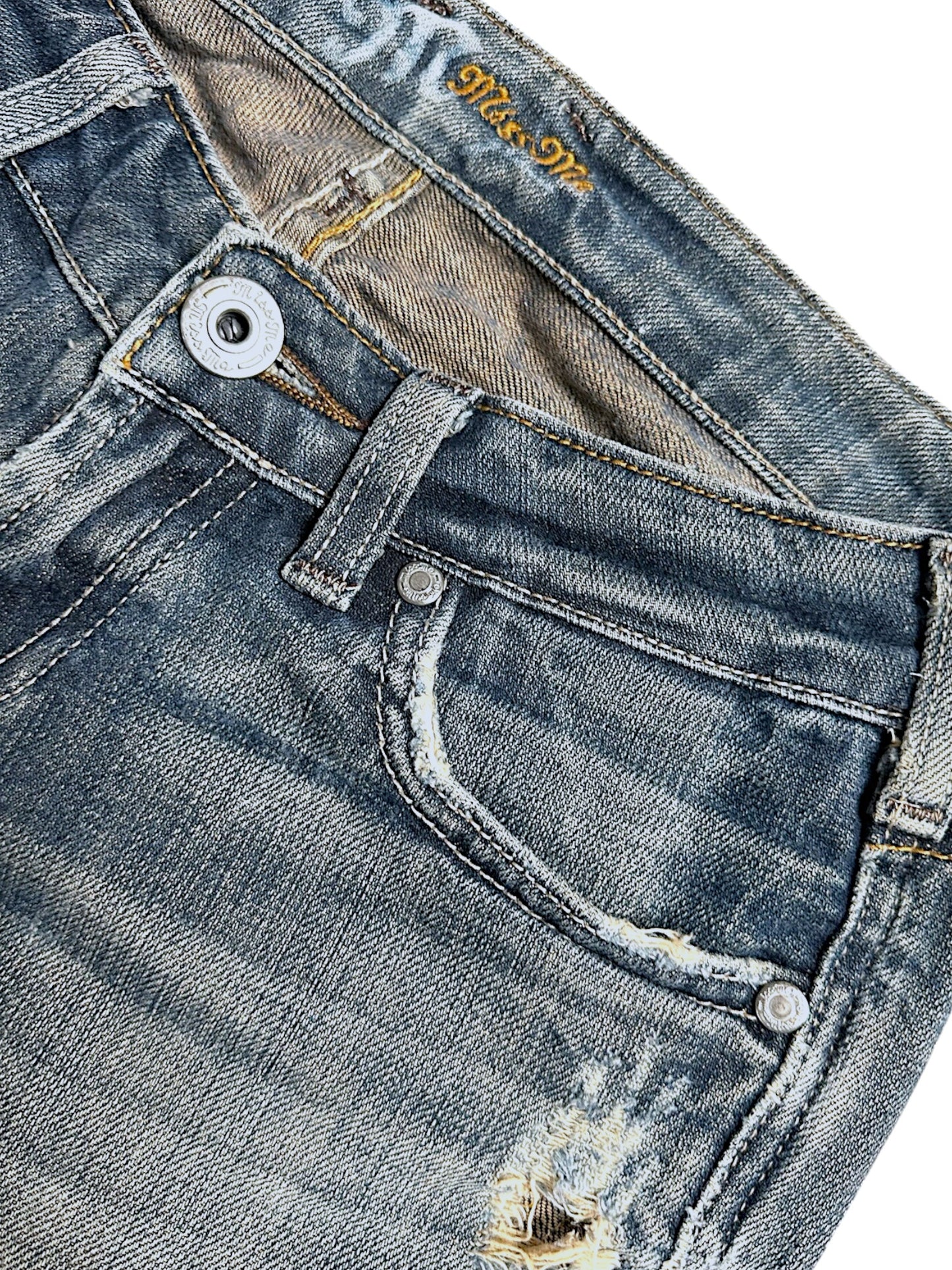 Vintage Miss Me Y2K Low Waist Bootcut / Flared Damenjeans (S)