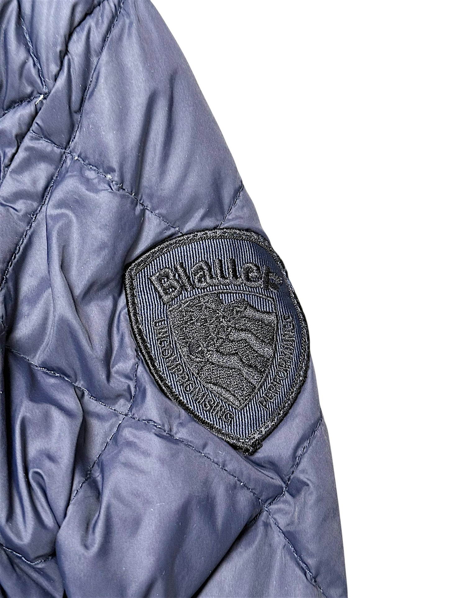 Vintage Y2K Blauer Daunenjacke (M)