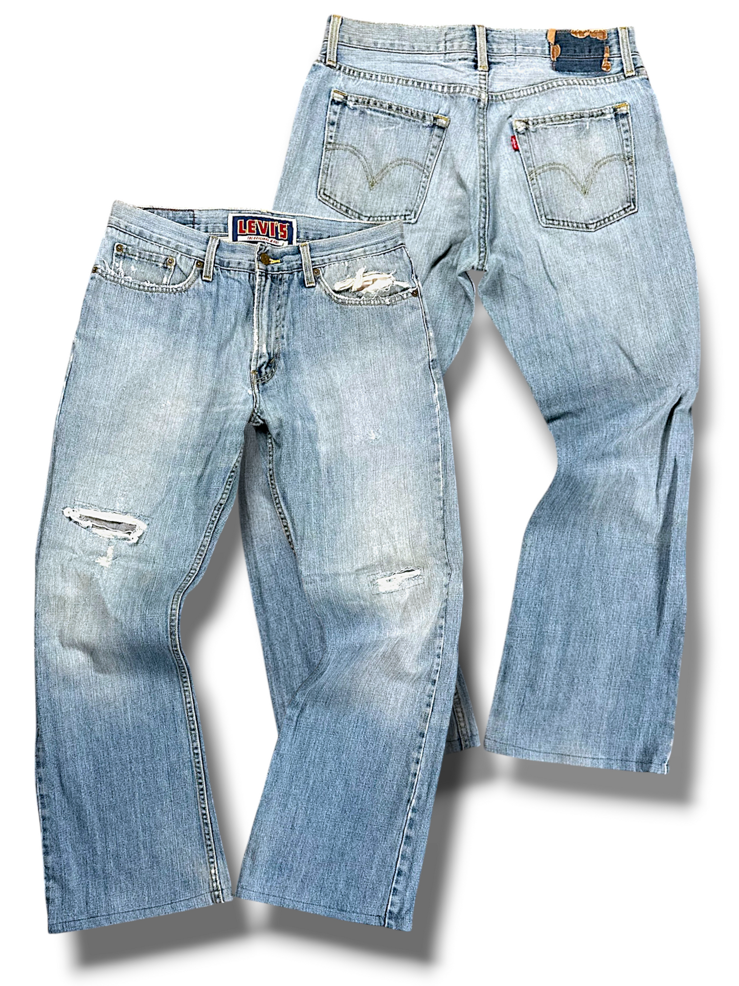 Vintage Levi’s Flared Jeans „LOW BOOT CUT 527“ (S)