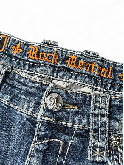 Vintage Rock Revival y2k Jeans (M)