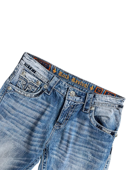 Vintage Rock Revival y2k Jeans (M)