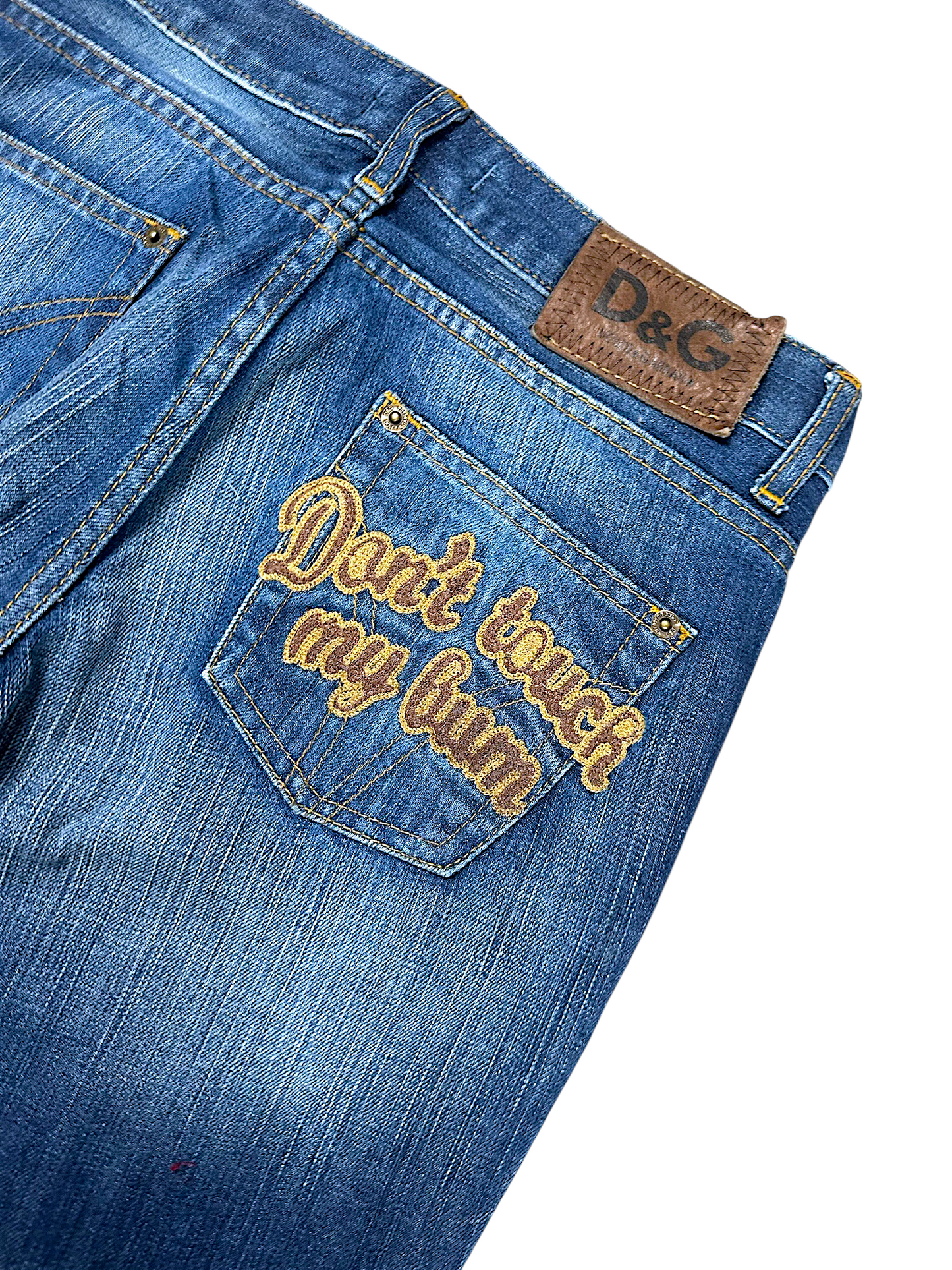 Vintage Dolce & Gabbana Y2K Bootcut Damenjeans (L)