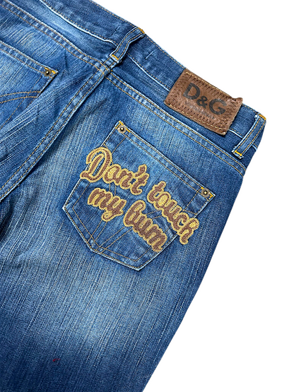 Vintage Dolce & Gabbana Y2K Bootcut Damenjeans (L)