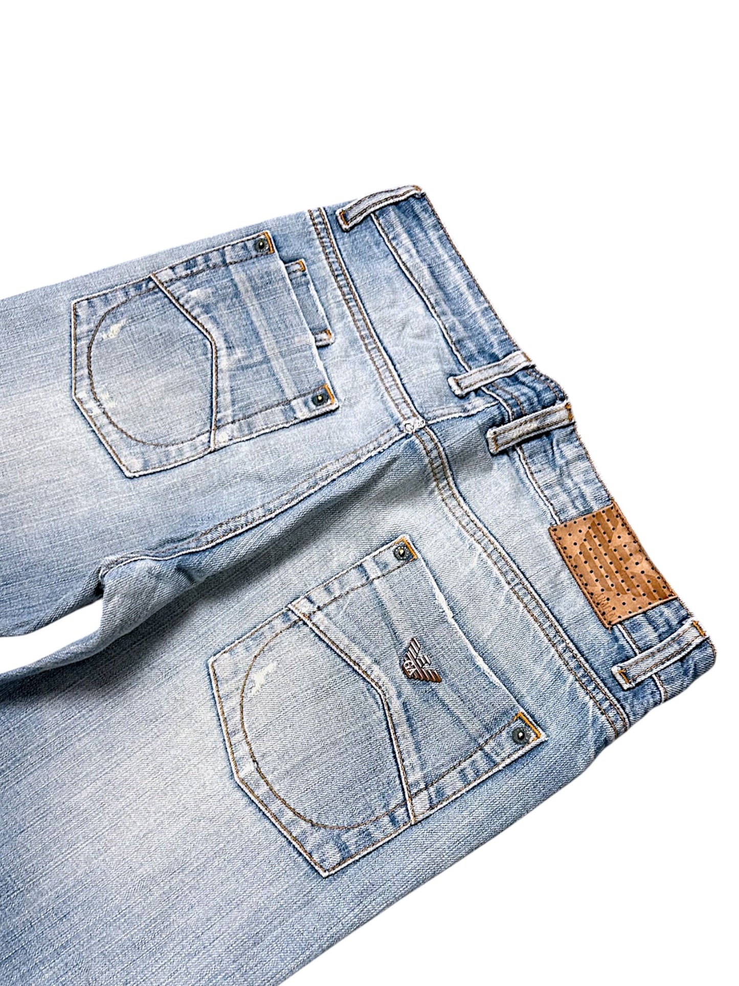 Vintage Armani Y2K Straight Leg Damenjeans (S)