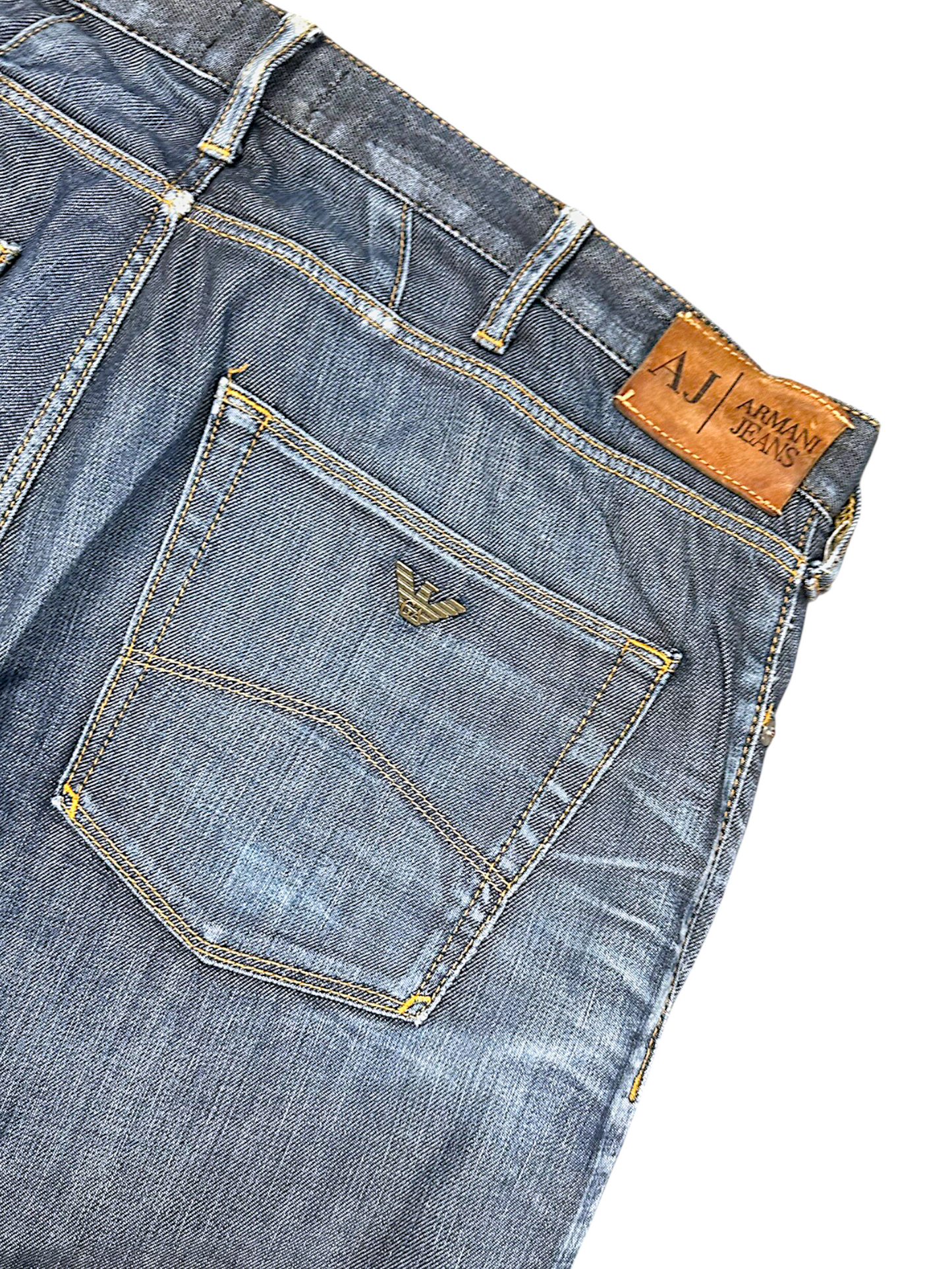Vintage Armani Straight Leg Jeans (XL)
