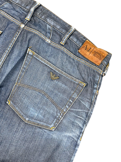Vintage Armani Straight Leg Jeans (XL)