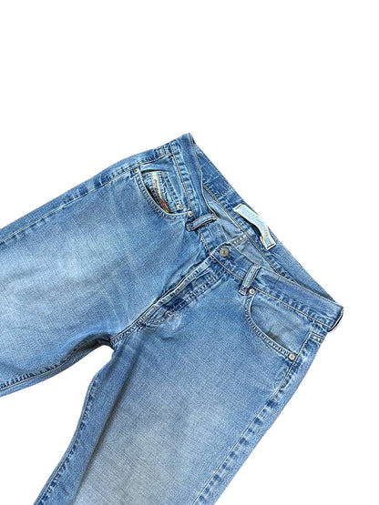 Vintage Diesel Baggy Jeans „Industry“ (S) – Detailaufnahme 2
