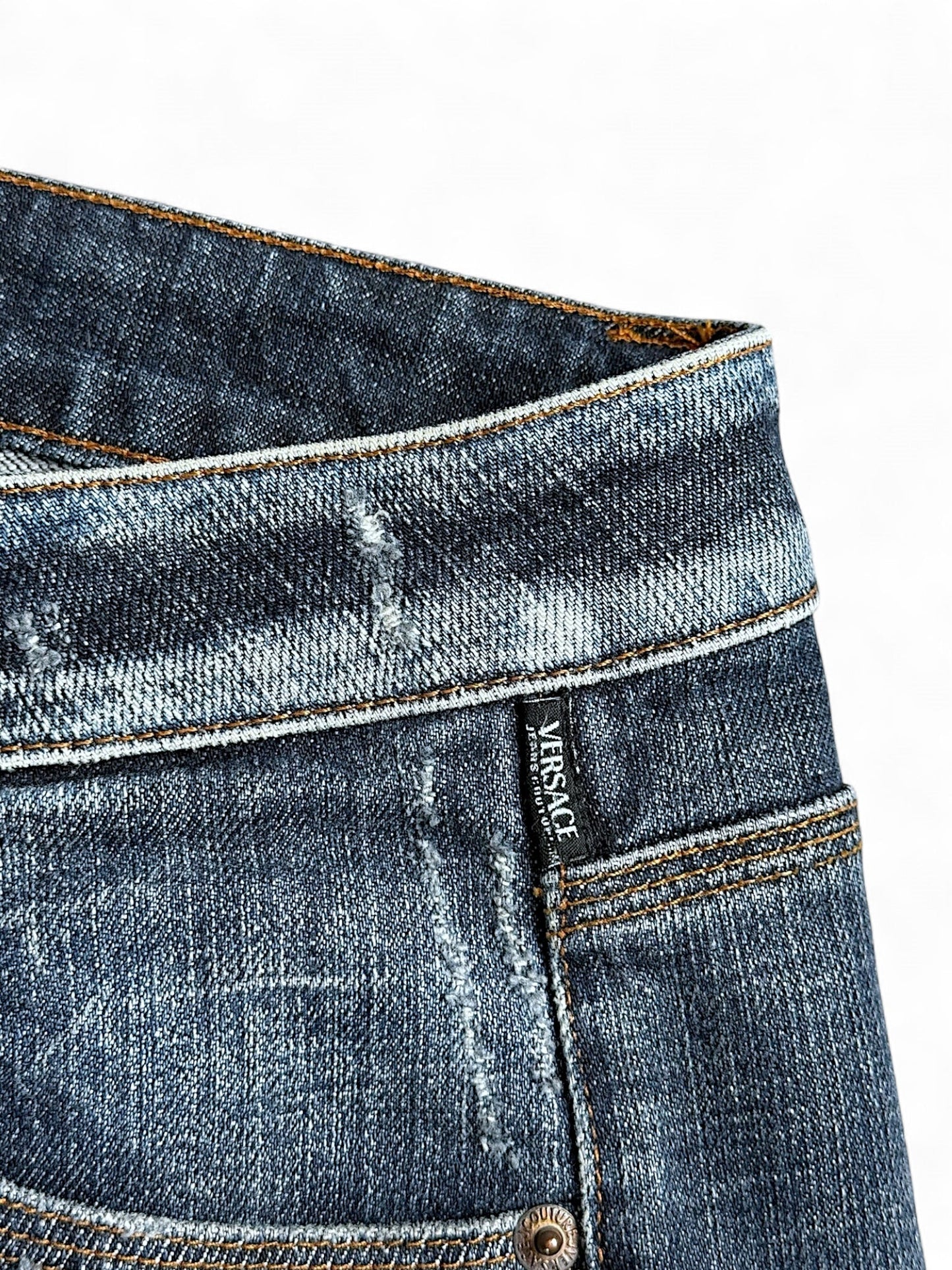 Vintage Versace Y2K Baggy Jeans (XS)