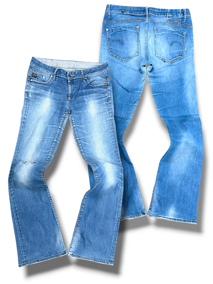 Vintage G-Star Y2K Bootcut/Flared Damenjeans (XL)