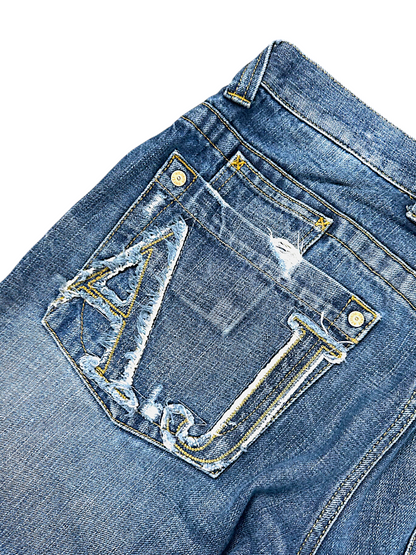 Vintage Armani Y2K Straight Leg Jeans (S)