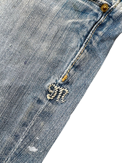 Vintage Miss Me Y2K Low Waist Bootcut / Flared Damenjeans (L)