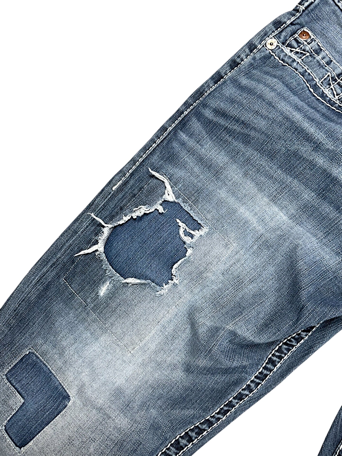 Vintage True Religion Y2K Straight Leg Jeans (L)