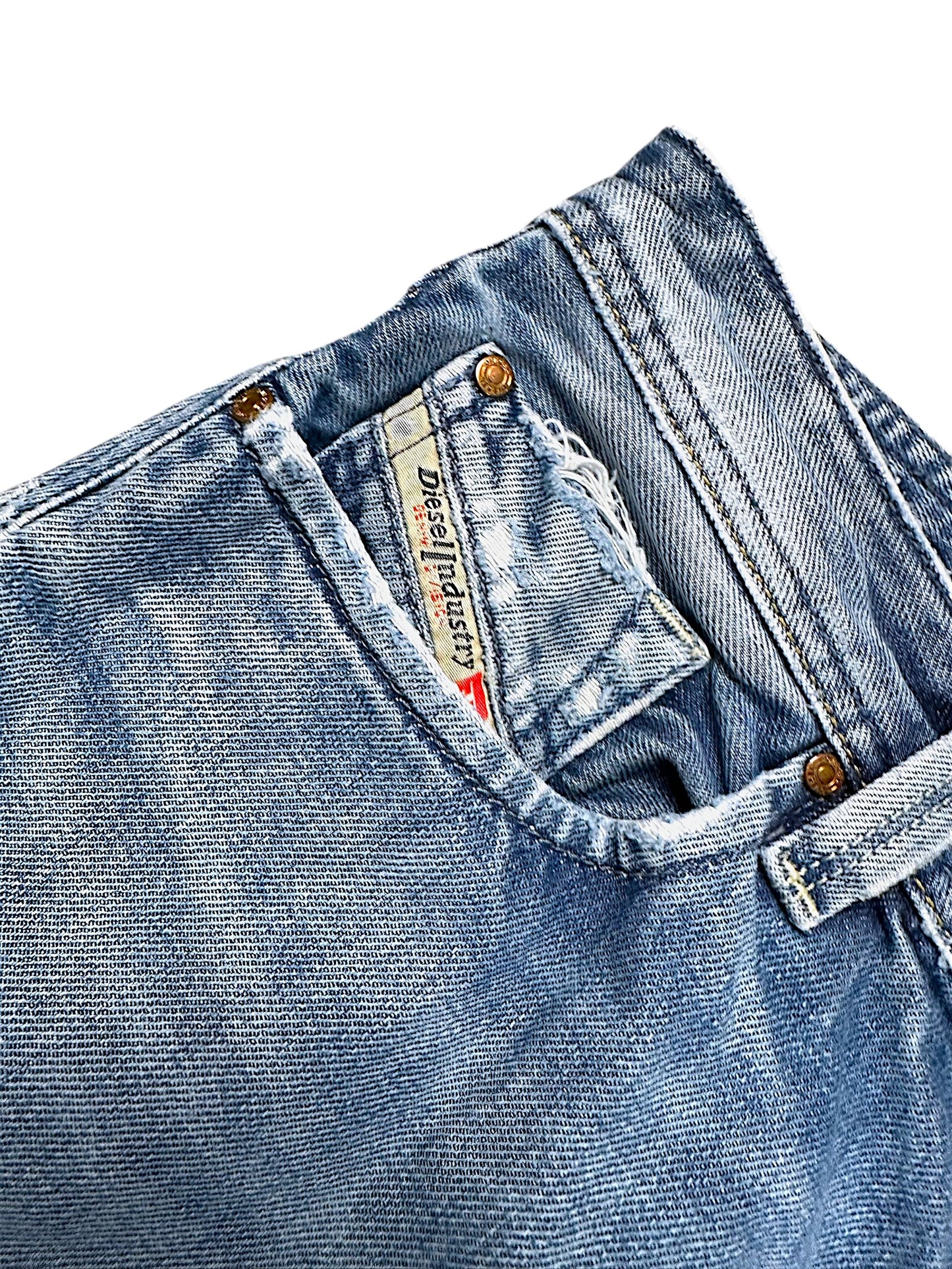 Vintage Diesel Y2K Straight Leg Jeans „Larkee“ (S)
