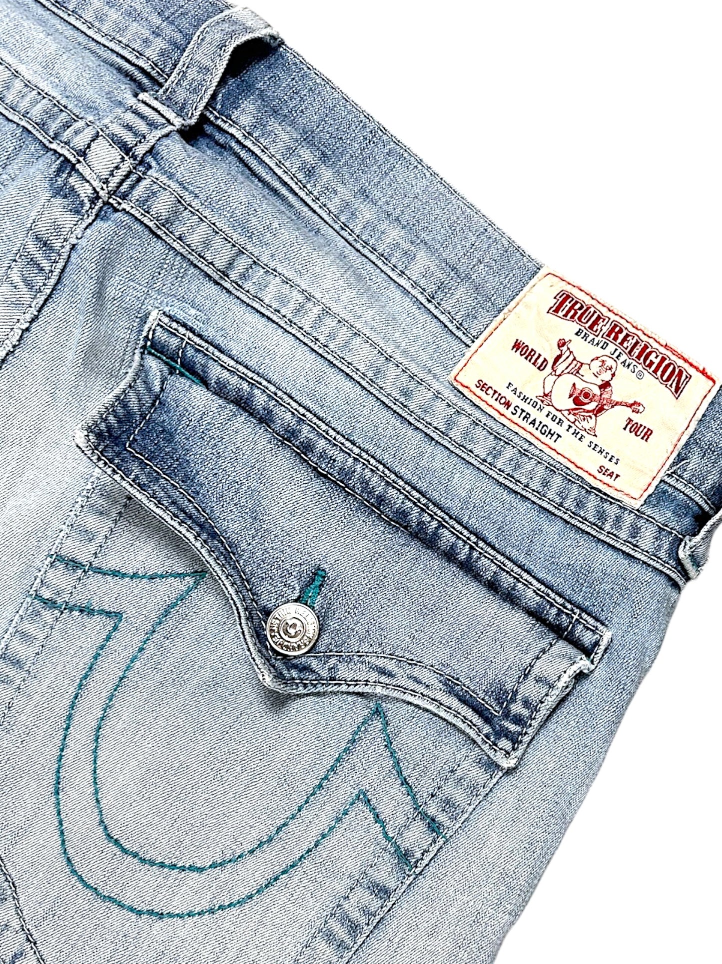 Vintage True Religion Straight Leg Jeans (XL)
