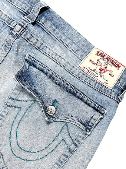 Vintage True Religion Straight Leg Jeans (XL)