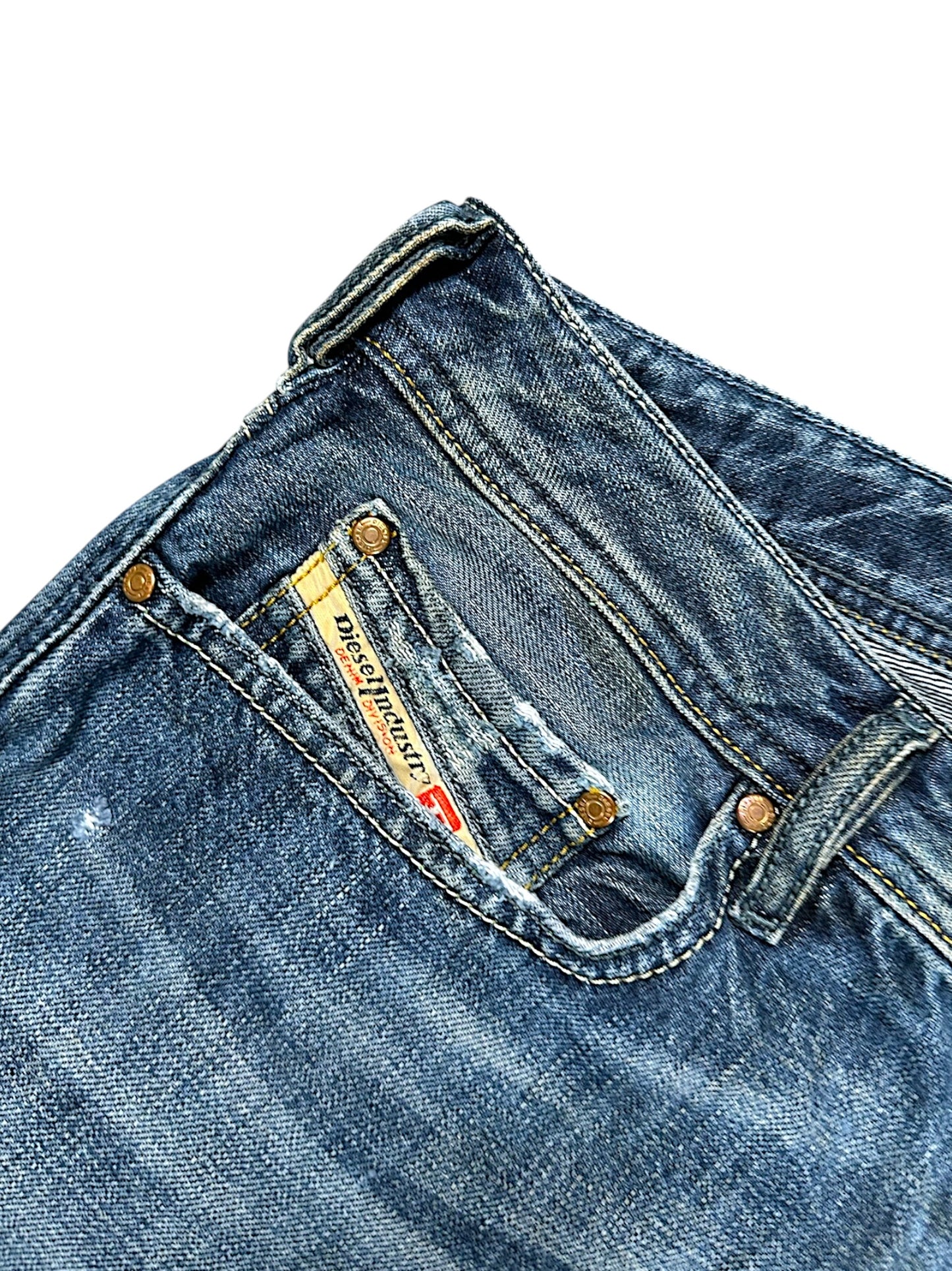 Vintage Diesel Y2K Flared Jeans (M)