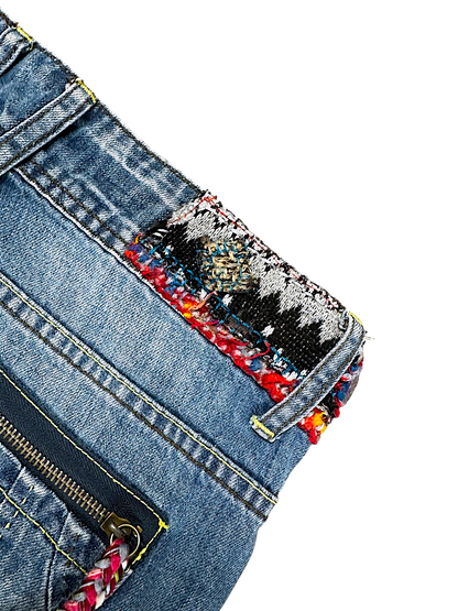 Vintage Desigual Y2K Flared Damenjeans (L)