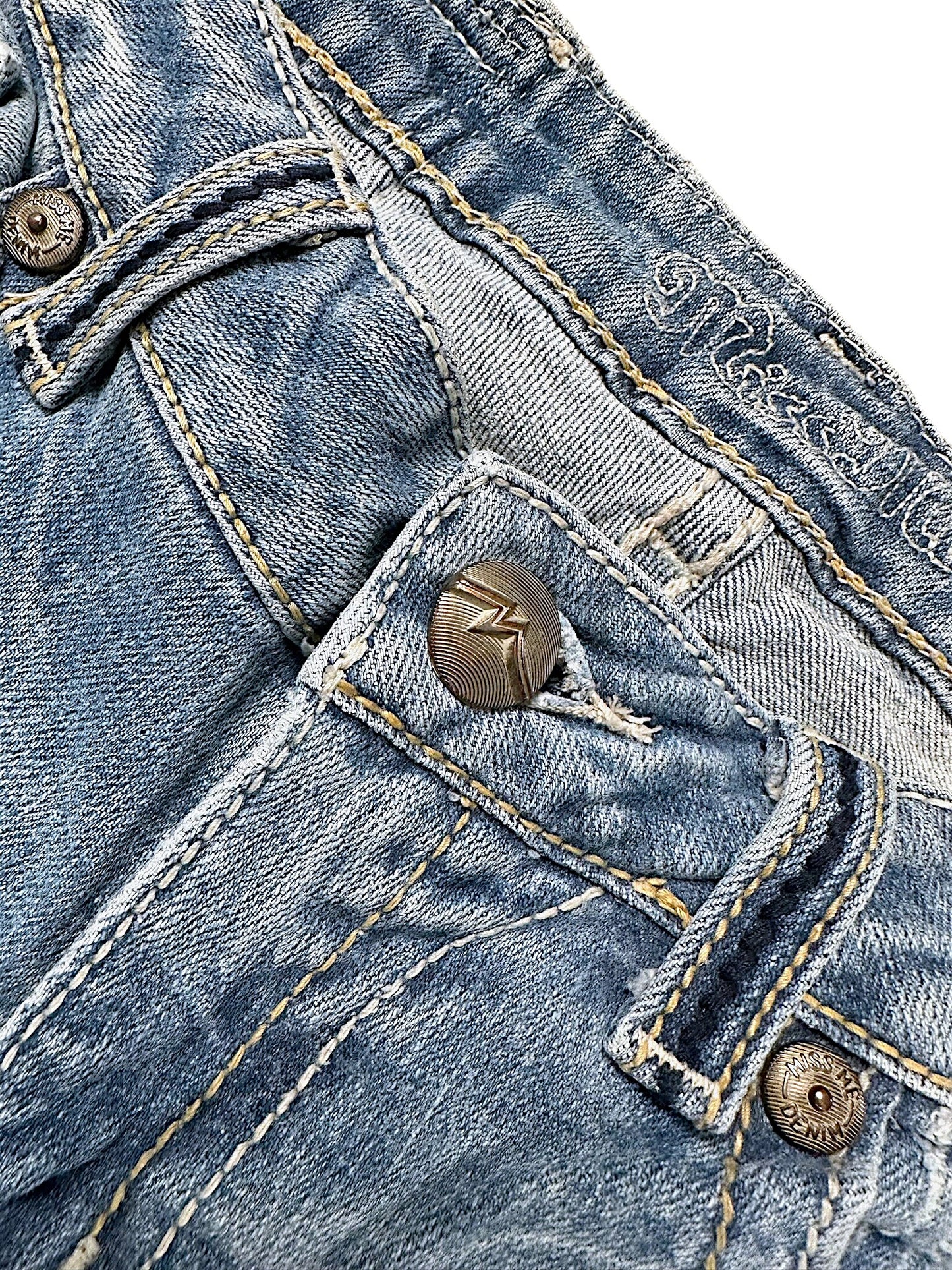 Vintage Miss Me Y2K Bootcut / Flared Damenjeans (XL)