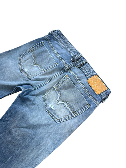 Vintage Diesel Y2K Flared Jeans „Zatiny“ (S) – Detailaufnahme 3