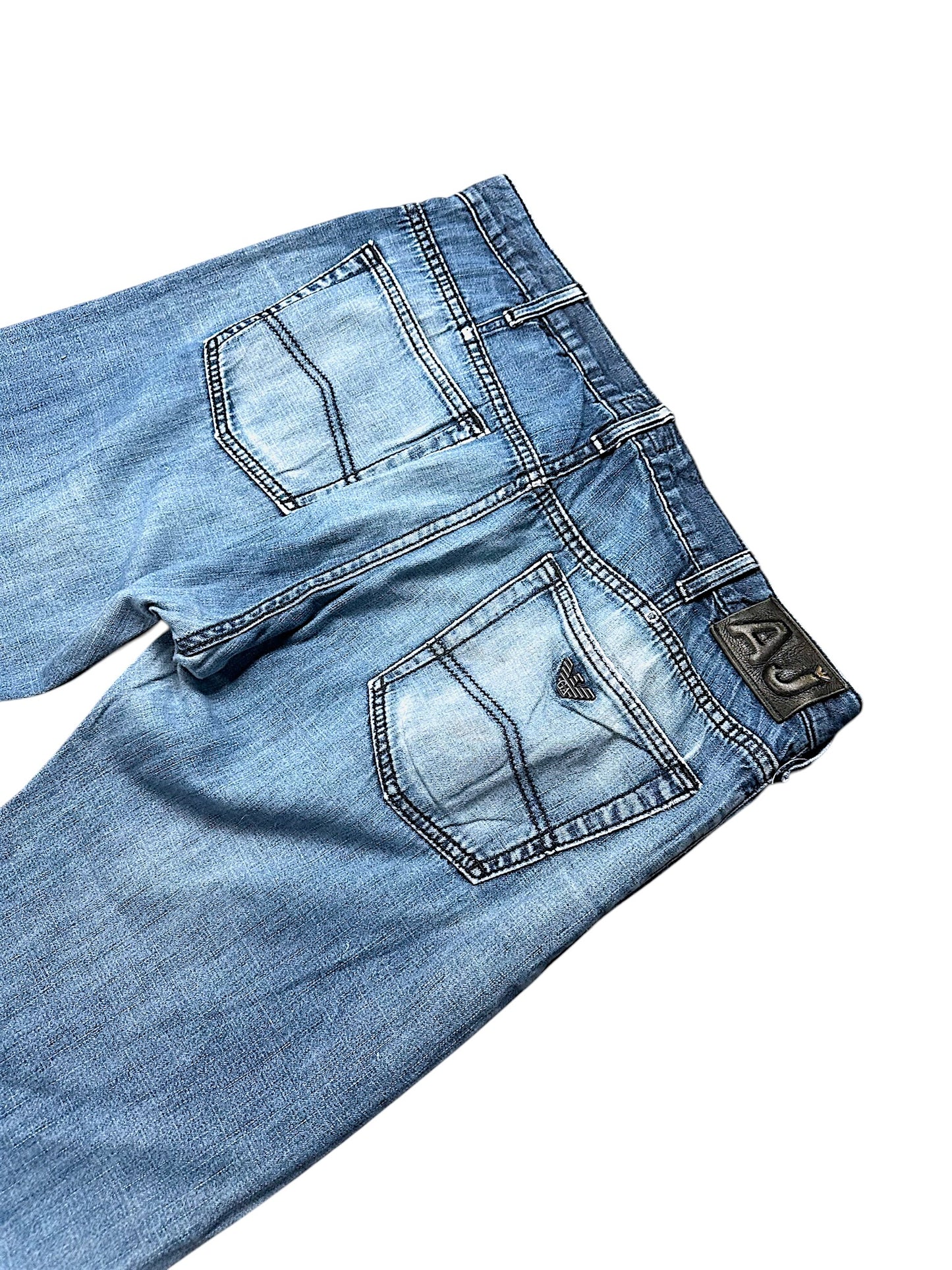 Vintage Armani Straight Leg Jeans (M)