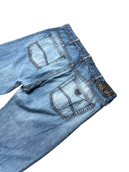 Vintage Armani Straight Leg Jeans (M)