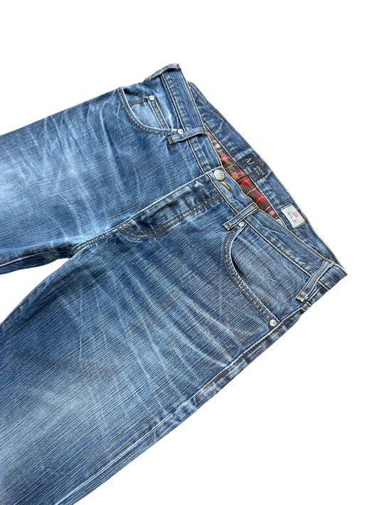 Vintage Armani Straight Leg Jeans (XL) – Detailaufnahme 1