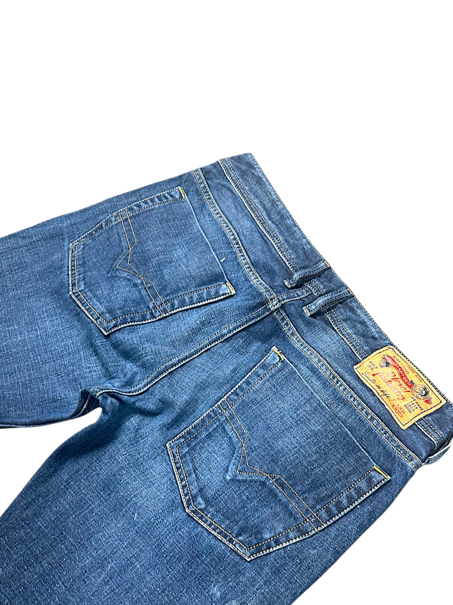Vintage Diesel Y2K Flared Jeans (M)