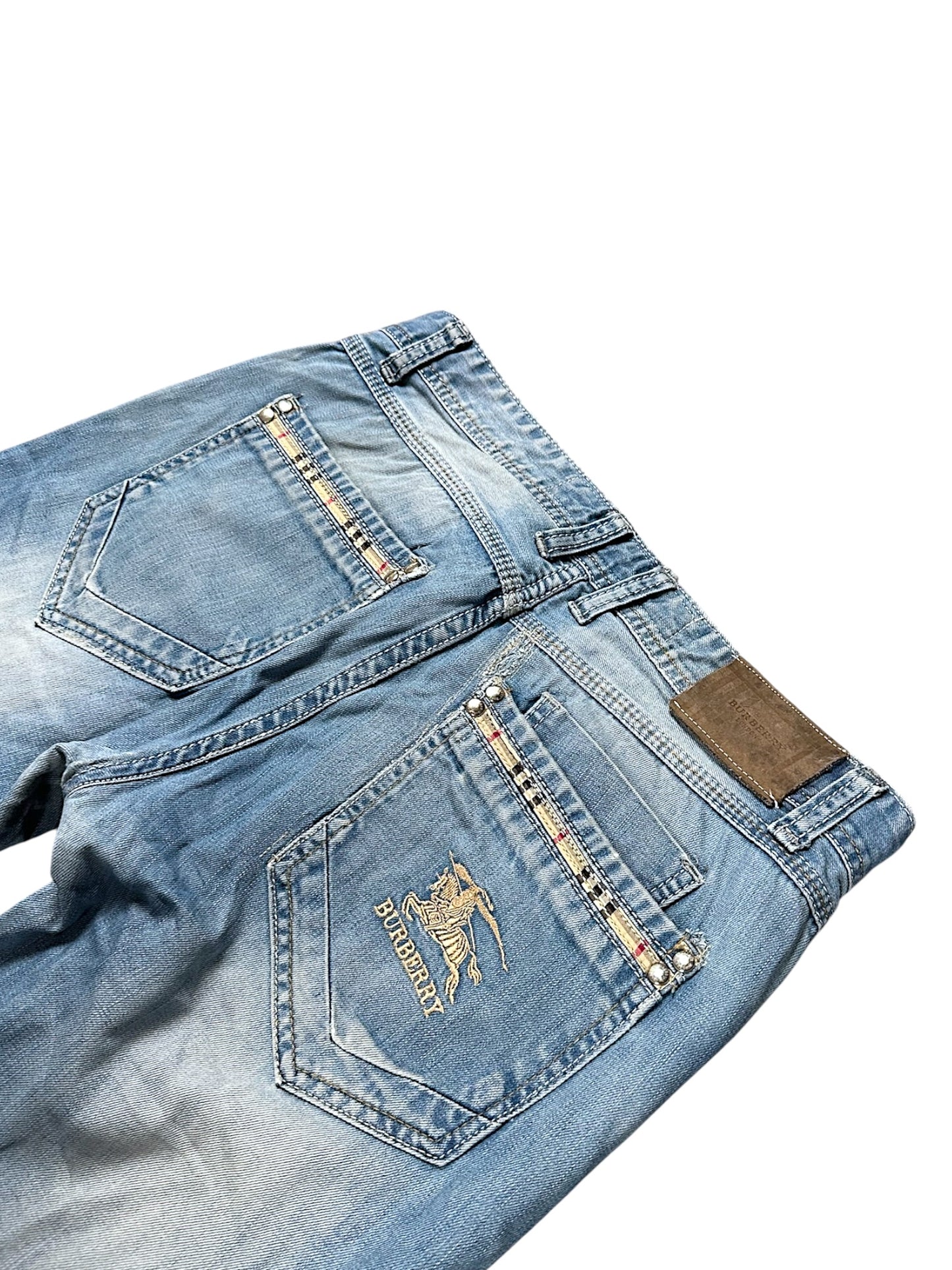 Vintage Burberry Y2K Straight Leg Jeans (L)