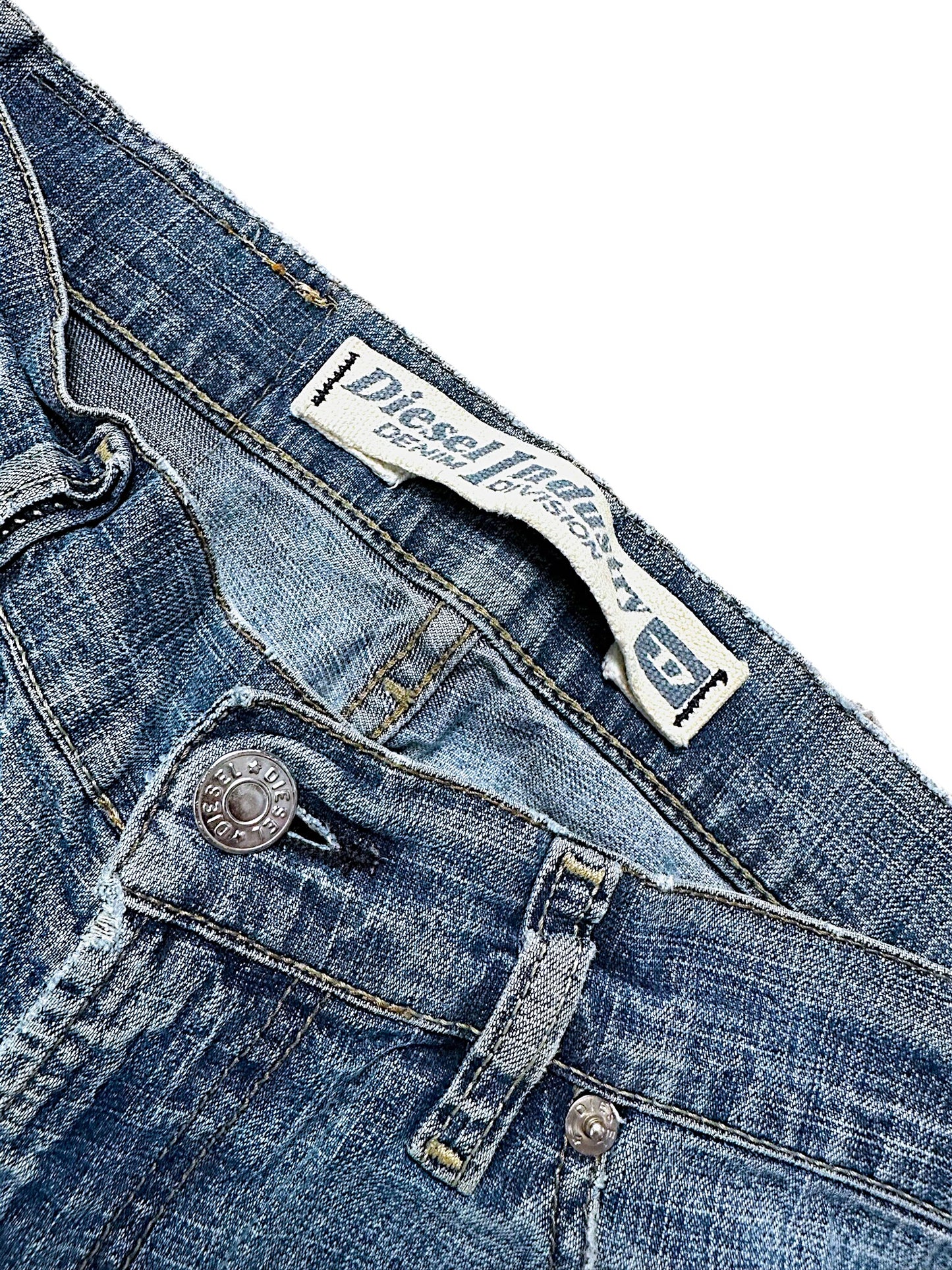 Vintage Diesel Y2K Straight Leg Damenjeans (S)