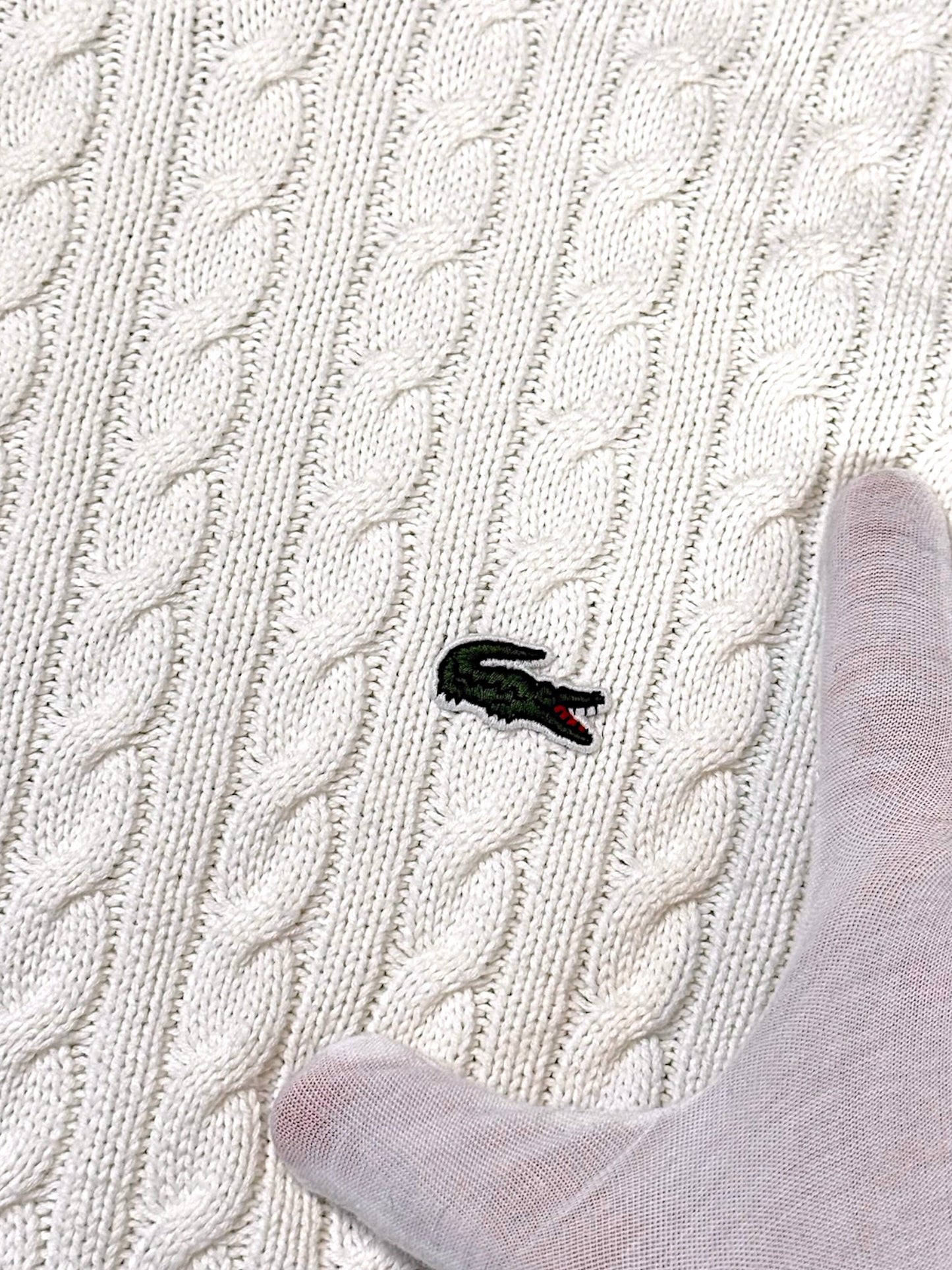 Vintage Lacoste Y2K Strickpullover (L)