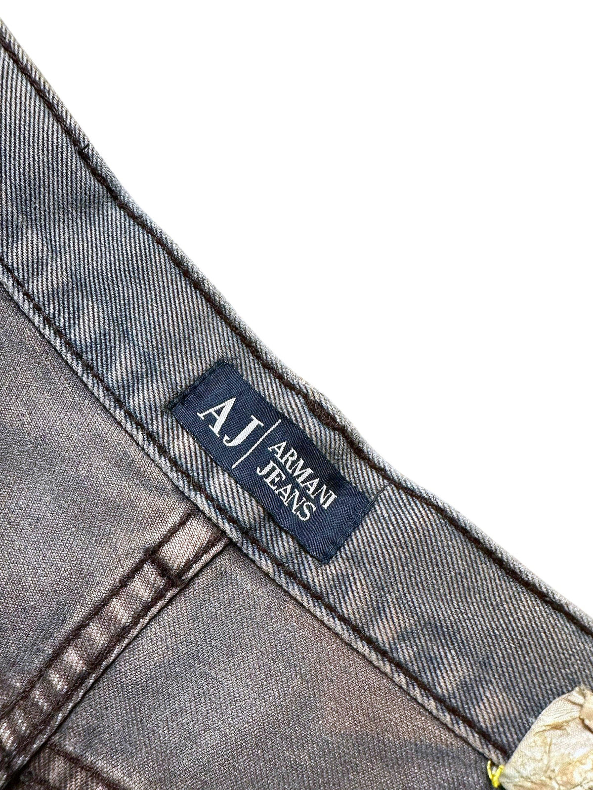 Vintage Armani Straight Leg Jeans (S) – Detailaufnahme 1