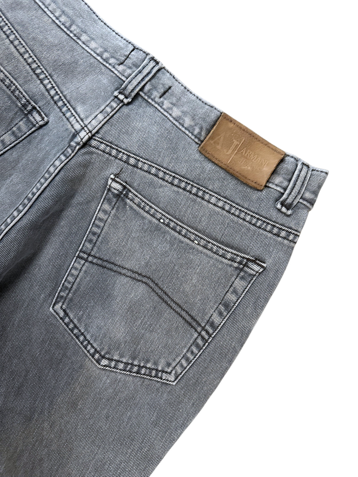 Vintage Armani Straight Leg Jeans (S) – Detailaufnahme 2