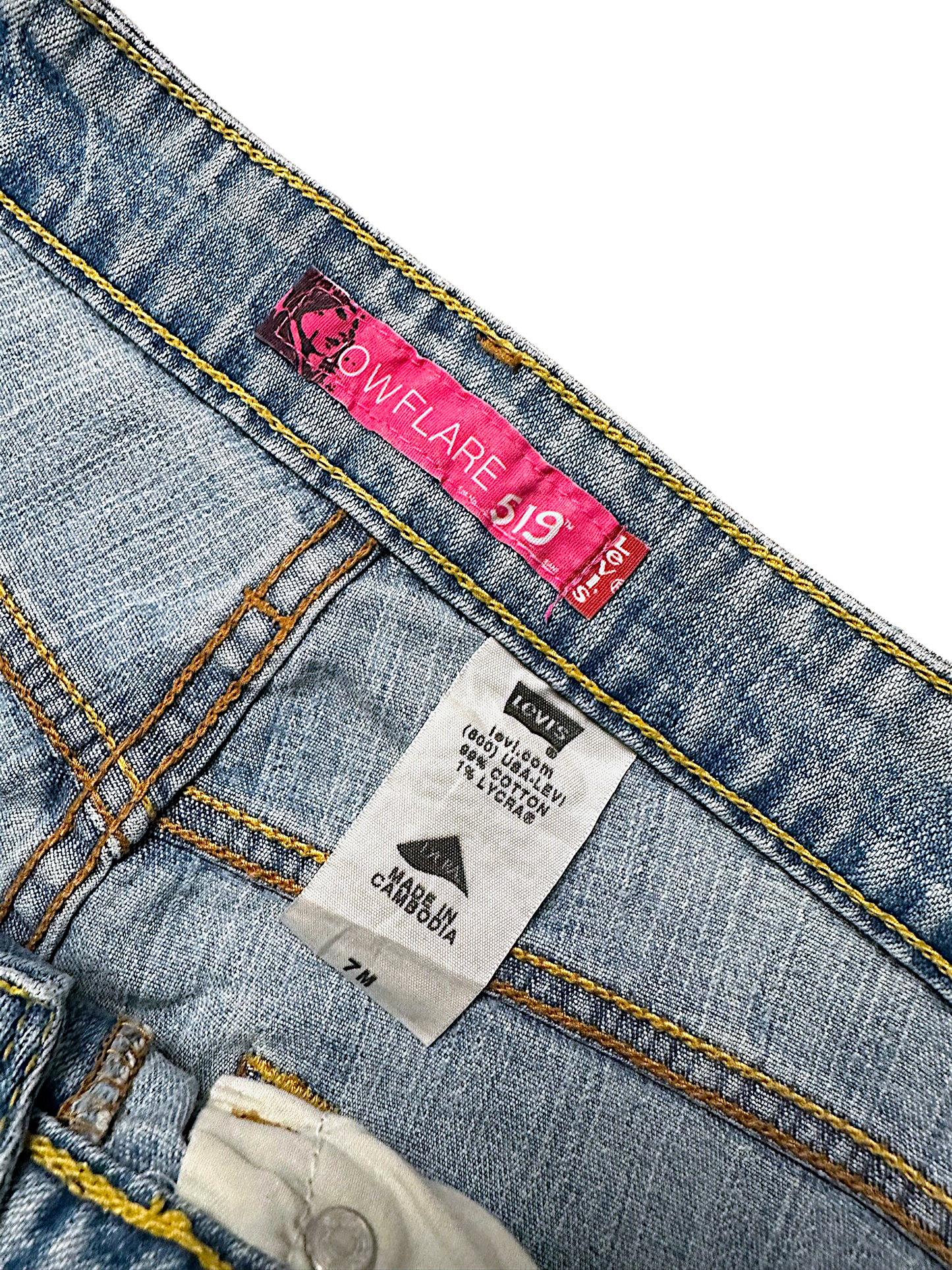 Vintage Levi’s Flared Damenjeans „LOWFLARE 519“ (M)