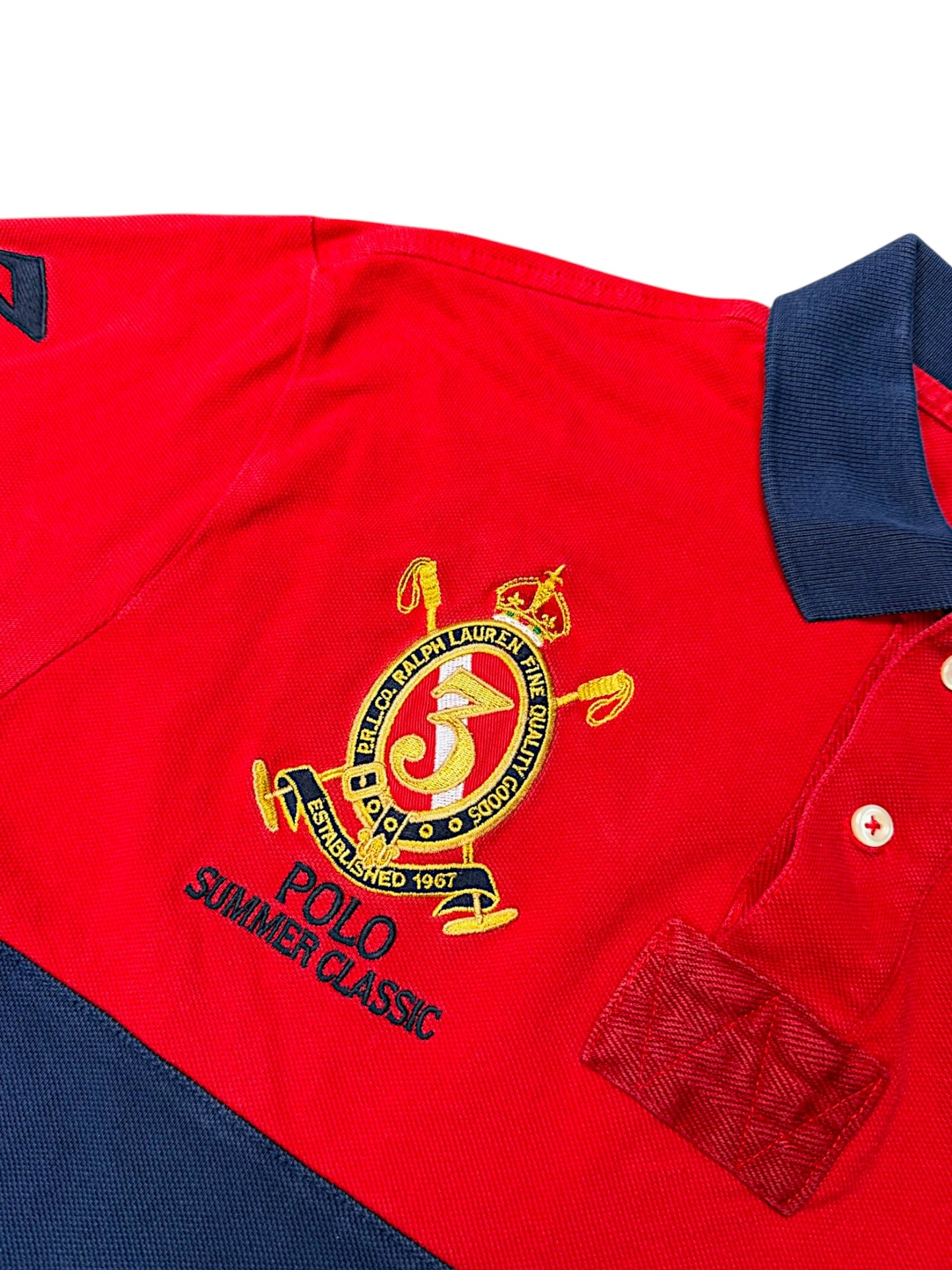 Vintage Ralph Lauren Y2K „Big Pony“ Polo (L)